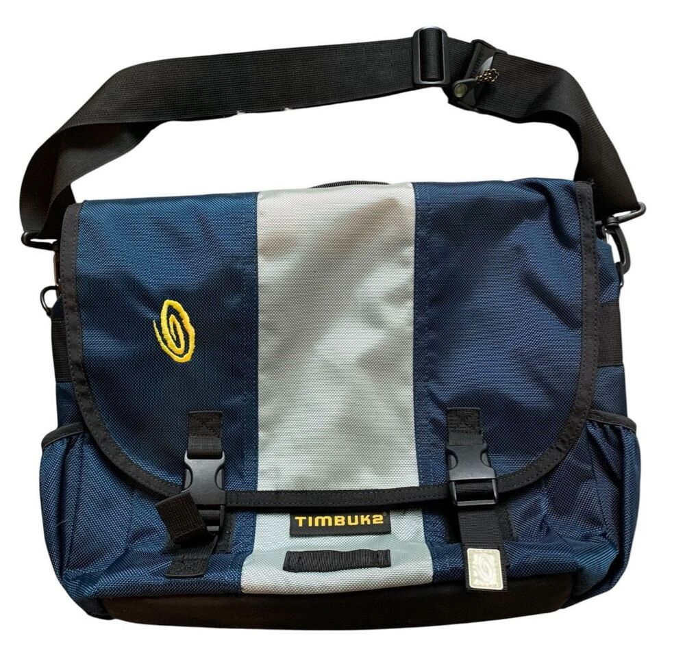 Timbuk2 blue Messenger Commuter Laptop Crossbody Travel Work School Large Bag